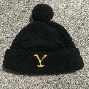 Yellowstone by Bumblebee Jill Martin Beanie with Pom Pom